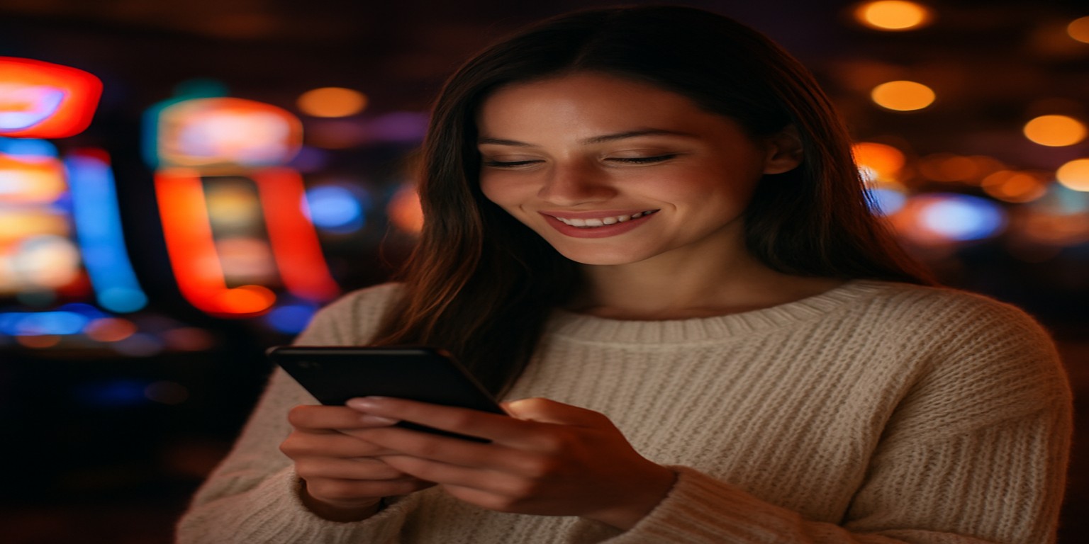 একজন নারী 777d অ্যাকাউন্টে লগইন করছেন